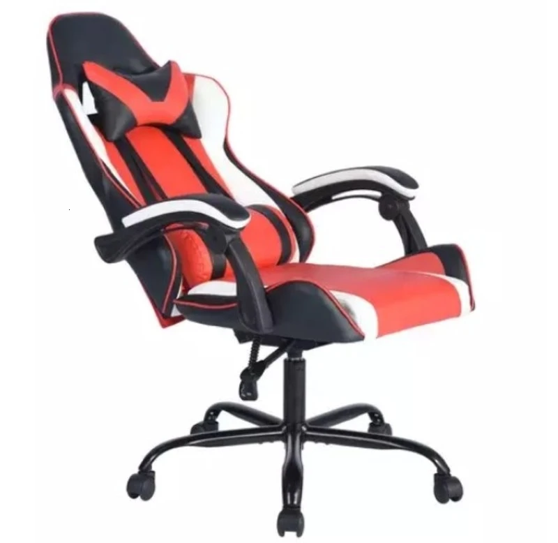 

Multicolor Comfy Thick cushion Gaming Office Chair Red Massage PC Computer Racing Chair