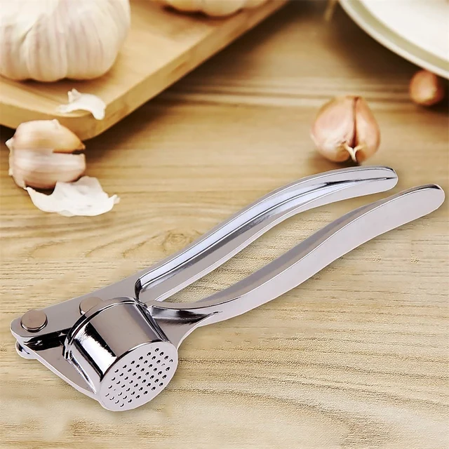 Clearance!lulshou Stainless Steel Garlic Press Crusher Squeezer Masher Home  Kitchen Mincer Tool 