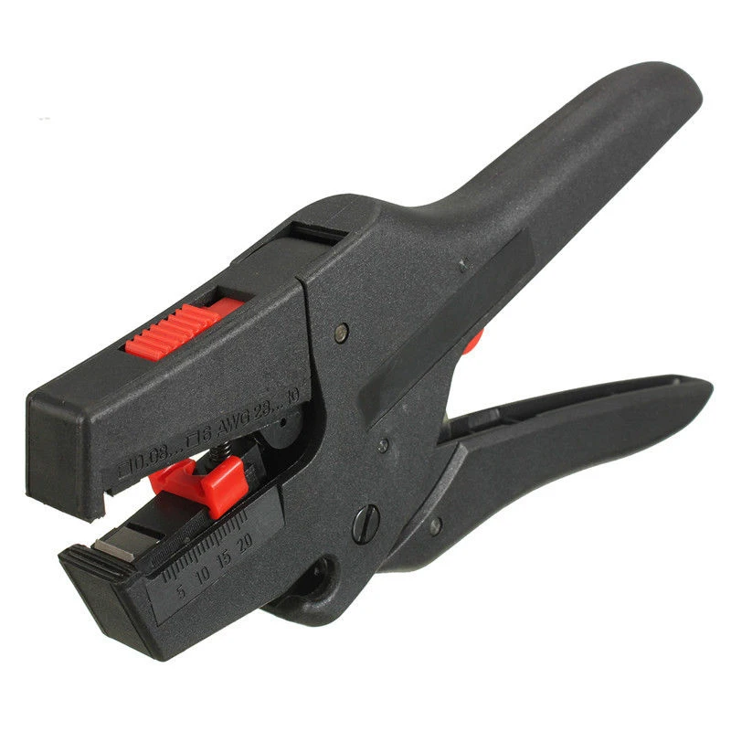 New  Black Automatic Wire Stripper Electrical Cable Insulation Stripping Pliers