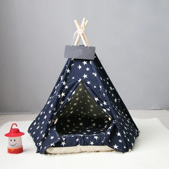 

Pet Beds Foldable Cat Tent House For Dogs Pets Accessories Puppy Teepee Sleeping Mat Portable Pet Bed For Dogs Goods For Animals