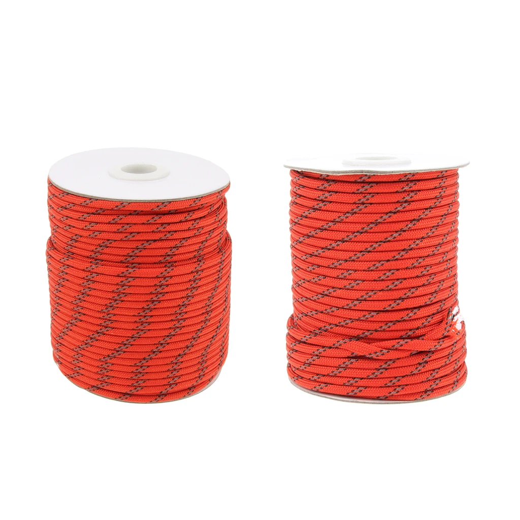 Sun Shelter Reflective Camping Tent Rope Guy Line Cord, Hiking Backpacking Travel Canopy Awning Tarp Sun Shelter Rope Guyline