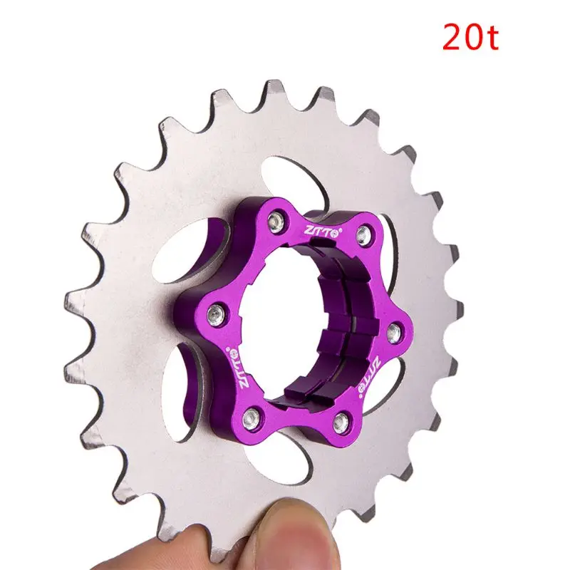 MTB кассета односкоростная Шестерня Cog 16T 17T 18T 19T 20T 21T 22T 23T свободного хода - Цвет: 20T