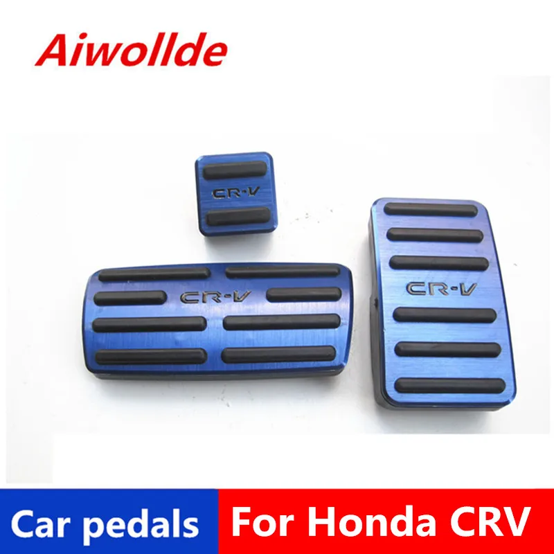 

Auto Accessories Aluminium car pedals For Honda CRV 2015 2016 Accelerator Pedal Brake Pedal Footrest Pedal