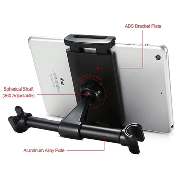 

Creative Mobile Phone Stand Universal Car Back Seat Pillow Adjustable Bracket Holder Mount Headrest For Iphone Ipad Phone Tablet