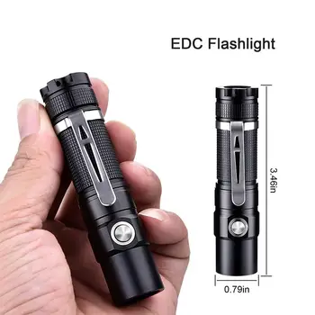 

On Sale Mini Portable LED Flashlight AA EDC Pocket Light CRE XPG2 Portable Keychain Lamp Private Model New