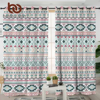 

BeddingOutlet Aztec Curtains For Living Room Mayan Tribal Geometric Curtain Colorful Ethnic Striped Traditional Blackout Curtain