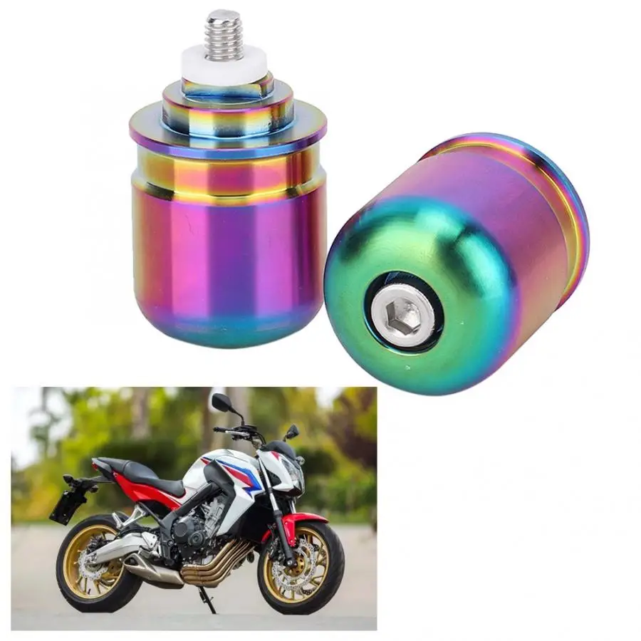 Stainless Steel Motorcycle Handle Plug Handle Balance Blocking Terminal Fit for Honda CB650F