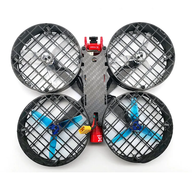 

1Set RC FPV Carbon Fiber Four-axies Rack Base Frame Fully Enclosed Protection Ring Chassis for 149 Quadcopter Racing Drone