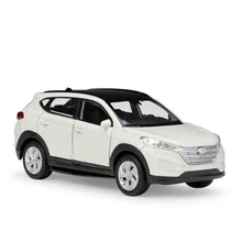 Продукт 1:36 HYUNDAI Tucson SUV модель автомобиля из сплава, имитационная литьевая модель автомобиля, детская игрушка в подарок