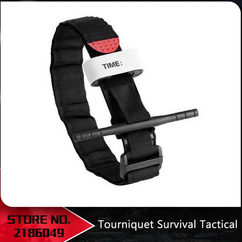 

Tourniquet Survival Tactical Combat Application Red Tip Military Medical Emergency Belt Aid for Outdoor Exploration