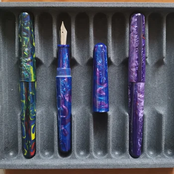 

Fuliwen 017 Resin Fountain Pen Big Size Pen Converter Pen #6 M Nib Or Snake Rings For Fuliwen 017 Office school supplies