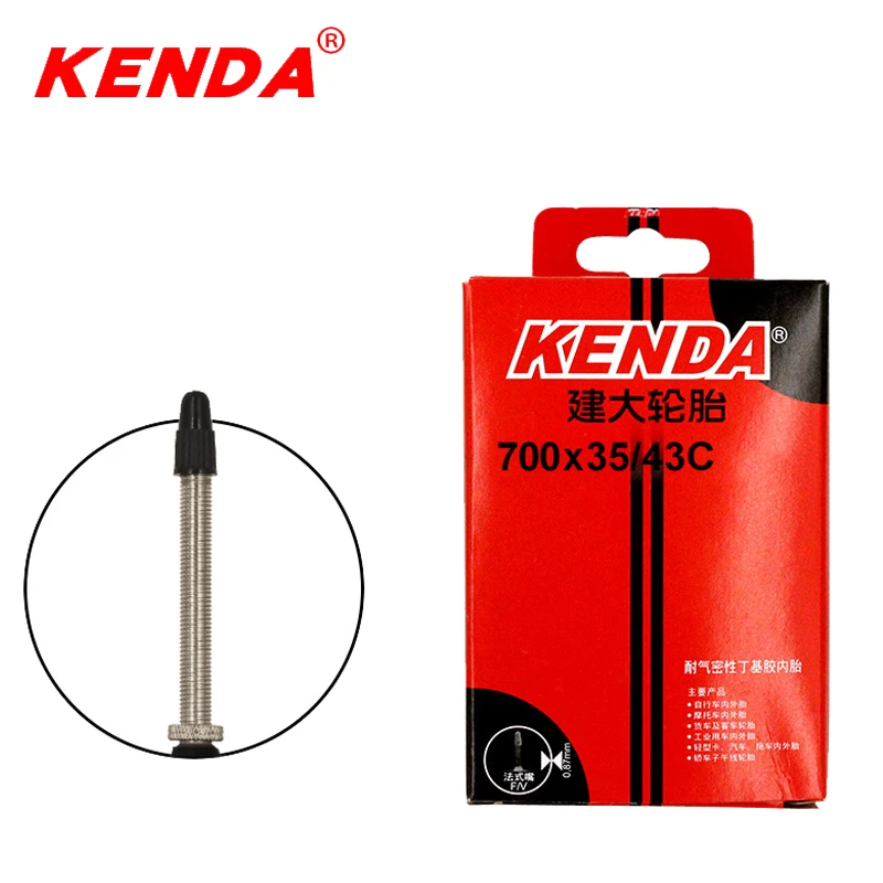 2 шт. KENDA внутренняя шина для велосипеда 700C 23C 25C 35C 45C камера Schrader Presta клапан внутренняя трубка для горного велосипеда трубы шины ШАМБРЕ воздуха