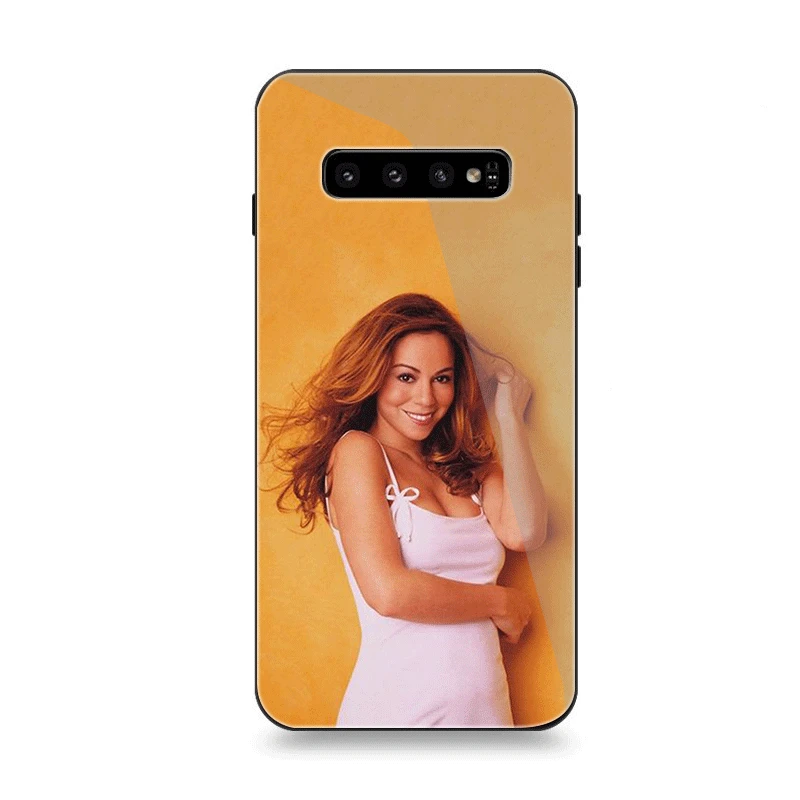 Мобильный чехол для телефона Стекло для samsung A10 A20 A30 A40 A50 A60 A70 S7 край S8 Plus Note 8 9 S10 крышка Мэрайя Кэри - Цвет: G8
