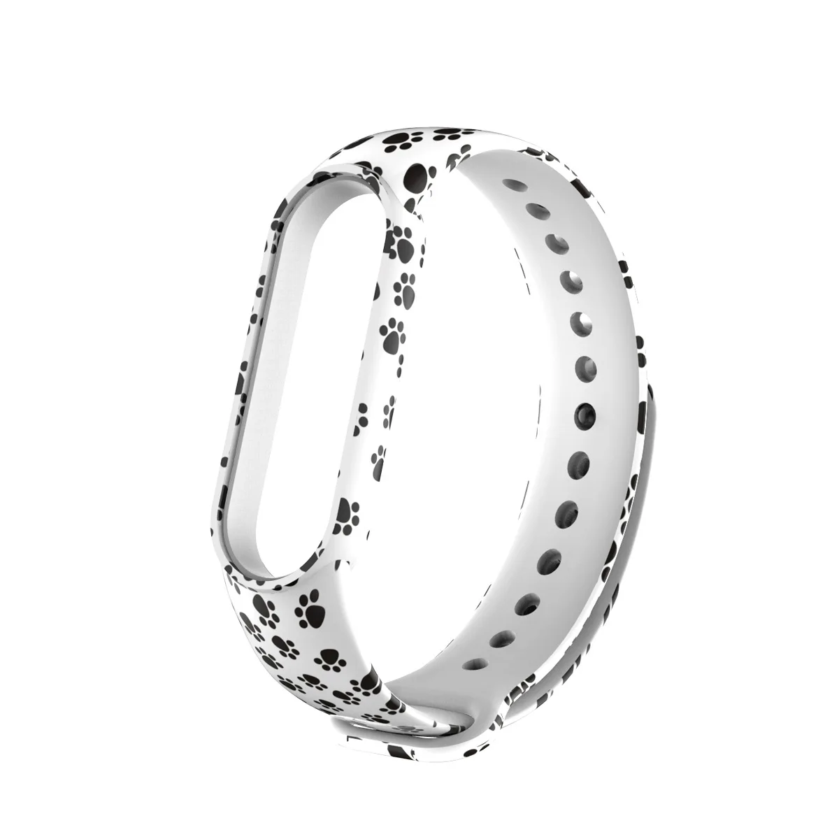 Silicone Bracelet For Xiaomi Mi Band 6453 Sport Wristband Mi Band 5 6 Replacement Straps for Waterproof Print Smart Watch Strap