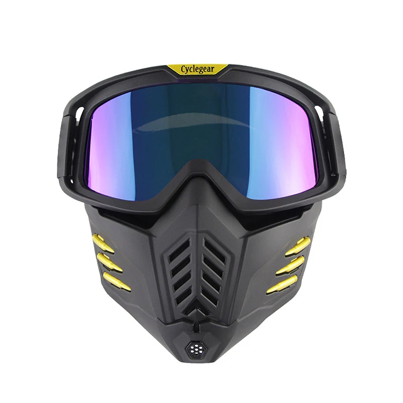 Мотоциклетные очки CYCLEGEAR CG18 анти-Ветрозащитная маска Gafas фитинг открытый шлем для мотоциклиста Спортивная маска очки Moto Glaseese