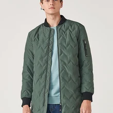 SEMIR пуховик мужской длинный новая зимняя Корейская версия воротник холодная повседневная куртка теплый пуховик мужской