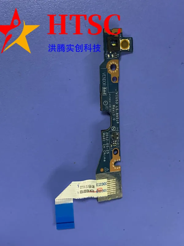 Оригинальный Для LS-8951P Натуральная LENOVO кнопки питания W/кабель IDEAPAD S400 сенсорный