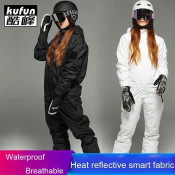 

Ski suit Snowboarding wear snowsuit cute windproof waterproof Warm Costumes Outdoor Woman Man Snow Jacket