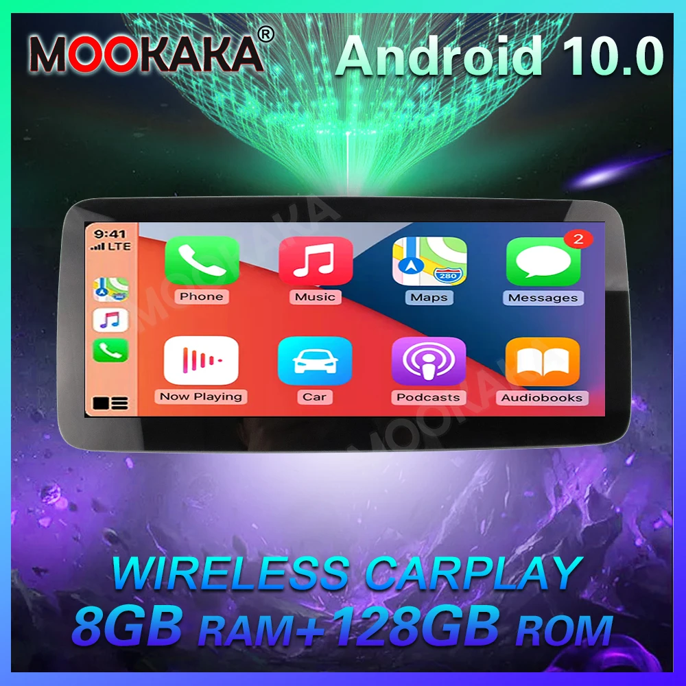 

8+128G Carplay Android Screen For Mercedes-Benz SLK Class SLK200 SLK230 R172 GPS Navi Radio Receiver Auto Stereo Audio Head Unit