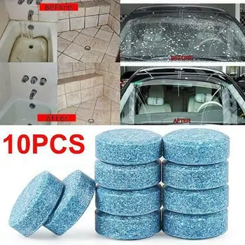 

Car Cleaning Compact Glasswasher Detergent Effervescent Tablets Car Windshield Glass Cleaner Household Kitchen Toilet Cleaner