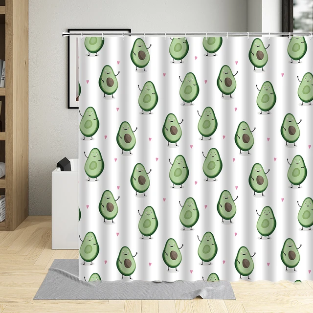 LIVILAN Tropical Shower Curtain, Green Shower Curtain, Plant Shower  Curtain, Leaf Shower Curtain, Botanical Shower Curtain Set with 12 Hooks,  Jungle