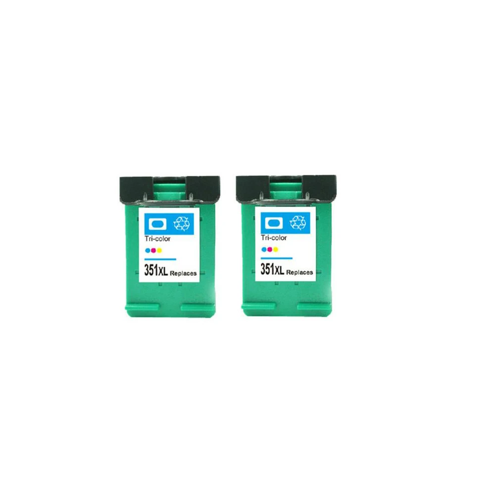 2 шт. совместимые для hp351 351XL 351 картриджи с чернилами Photosmart C4480/C4280/C4580/C5280 Officejet J5780/J5730/J5780/J5785