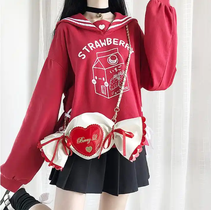 strawberry milk sweater