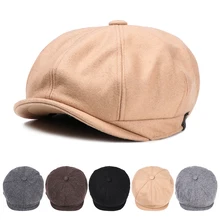 1 шт., модная мужская кепка Newsboy, шерстяной берет, твид, таксистка, плюща, шляпа для гольфа, вождения, высокое качество, Повседневная Кепка