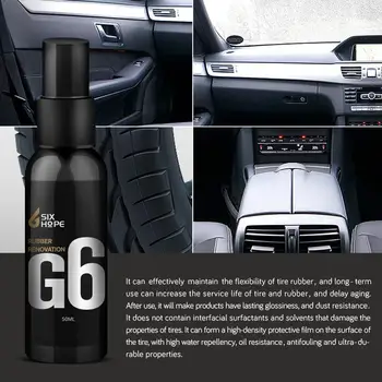 

50ml Car Polish Wax Plastic Leather Retreading Agent Cleaner Wax Automotive Interior Car L3V7 Paint Tire Washer Household L3R9
