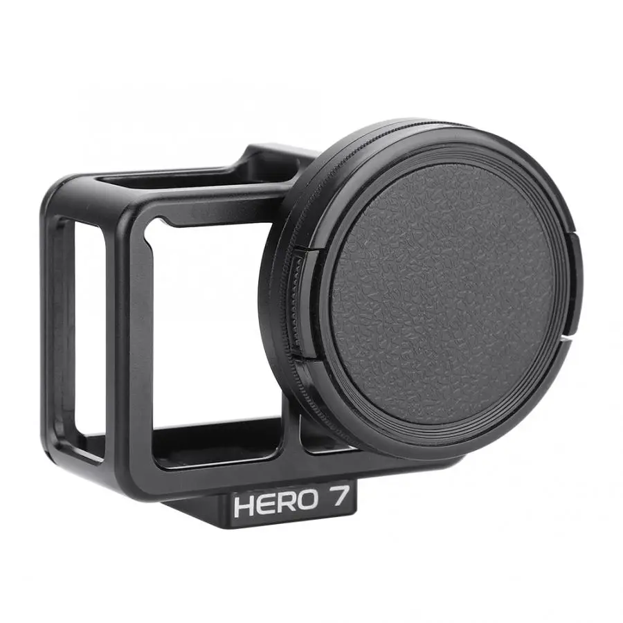 Защитный чехол для объектива камеры Gopro Hero 7 5 6 с 52 мм УФ-фильтром, крышка объектива, аксессуары для спортивной камеры Gopro