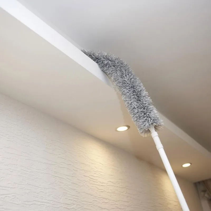 

Creative Stretch Extend Microfiber Dust Shan Adjustable Feather Duster Household Dusting Brush Cars Cleaning Kitchen Accessories