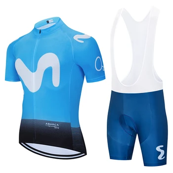 

Mountain bike sweatshirt 2020 jersey Movistaring quick dry mountain bike sweatshirt for men 19D bicycle sweatshirt shorts
