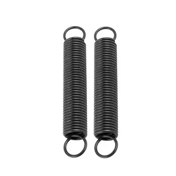 

New 1.2mmx10x65mm Metal Dual Hook Tension Spring 4pcs