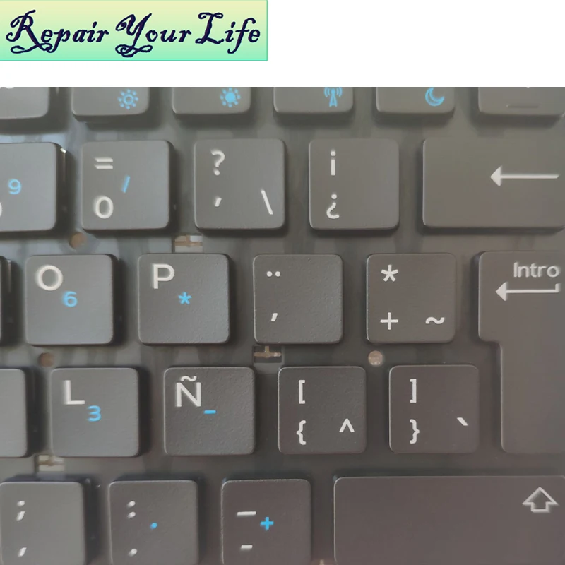 laptop keyboard LA Latin for DELL XPS 12 E5270 9250 E7275 3150 3160 E7270 0TMP0P NSK-LYAUC 1E PK131DK1A black Competitive Price