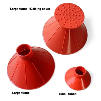 

3Pcs Auto Car Magic Window Windshield Car Ice Scraper Shaped Funnel Snow Remover Deicer Cone Deicing Tool Window Cleaning