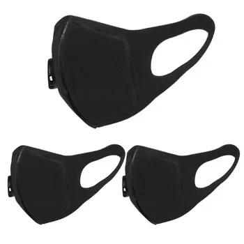 

Unisex Sponge Dustproof Pollution Half Face Mouth Mask With Breath Valve Wide Straps Washable Reusable Muffle Respirator