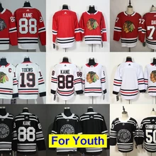 Новые Детские Молодежные Майки Chicago atrick Kane Jonathan Toews Duncan Keith Corey Crawford