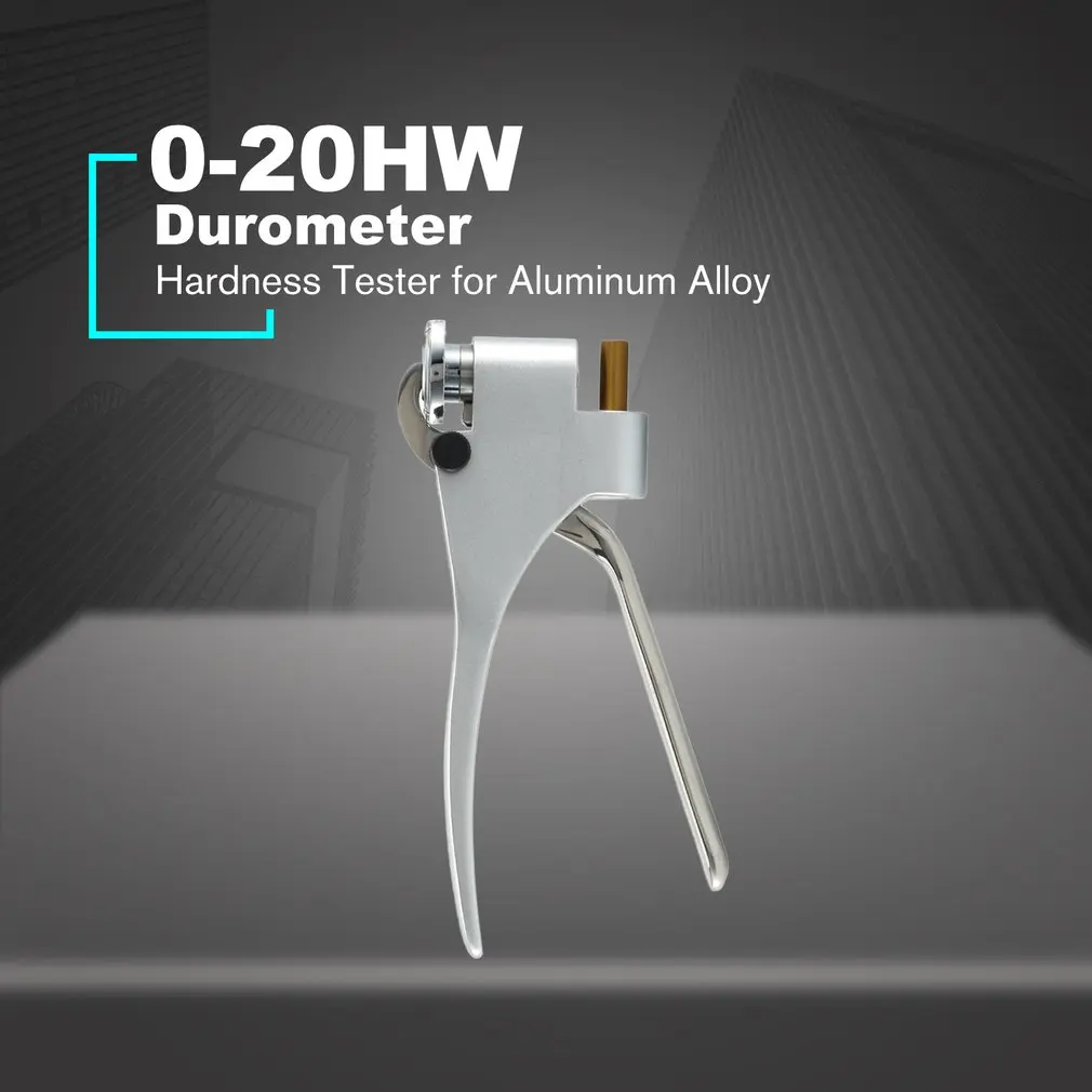 

Portable Webster Durometer Hardness Tester W-20 for 0.6-6mm Aluminum Alloy 0-20HW Measuring Scope With Spare indenter