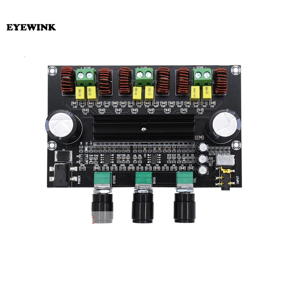 2*80w+100w Bluetooth 5.0 Tpa3116d2 Power Subwoofer Amplifier Board 2.1