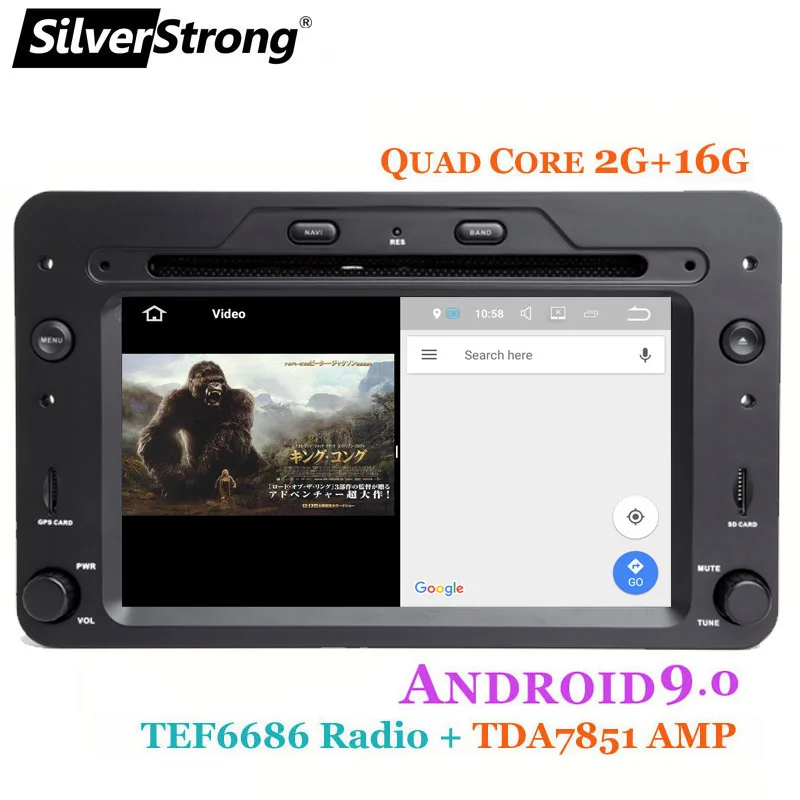 Discount SilverStrong Android9.0 Car DVD for Alfa Romeo 159 Spider Brera 159 Car Radio GPS For Romeo with 4G+32G option 5
