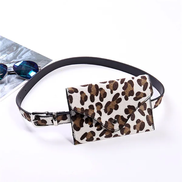 Местный сток NOENNAME_NULL Женская леопардовая сумка поясная сумка для отдыха путешествия кошелек деньги ремень - Цвет: 2