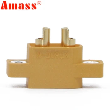 

100pcs AMASS XT60E-M Male Plug Connector ForFPV Racing Models Multicopter Fixed Board DIY Spare Part