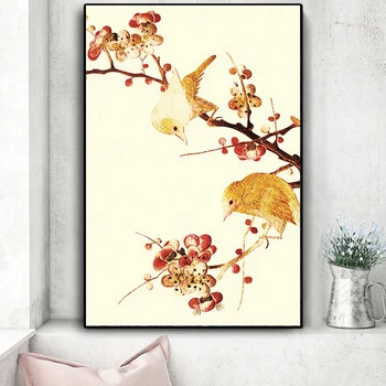 

New Chinese Style Meticulous Flower And Bird Painting And Prints Minimalist Wall Art Wall Pictures Room Decor Wall Decor Picture