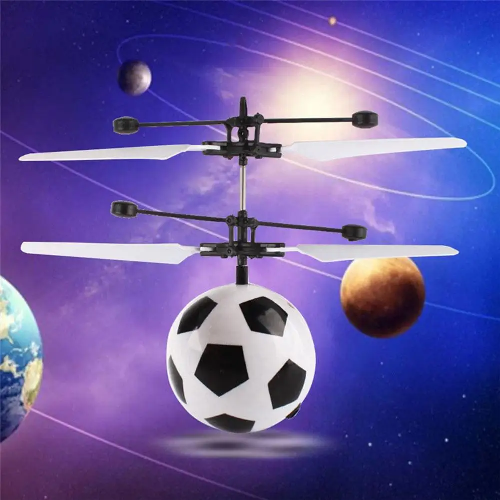 

Kids LED Light Advanced infrared sensor hover technology Mini IR Sensing RC Helicopter Aircraft Flying Ball Toys Built-in