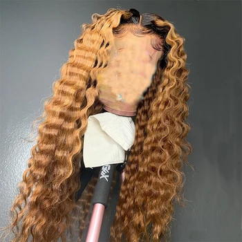 

Brown Color Wave Hair Lace Front Hair Wigs With Baby Hair 8-24INCH PrePlucked Brazilian Wave Remy Hair