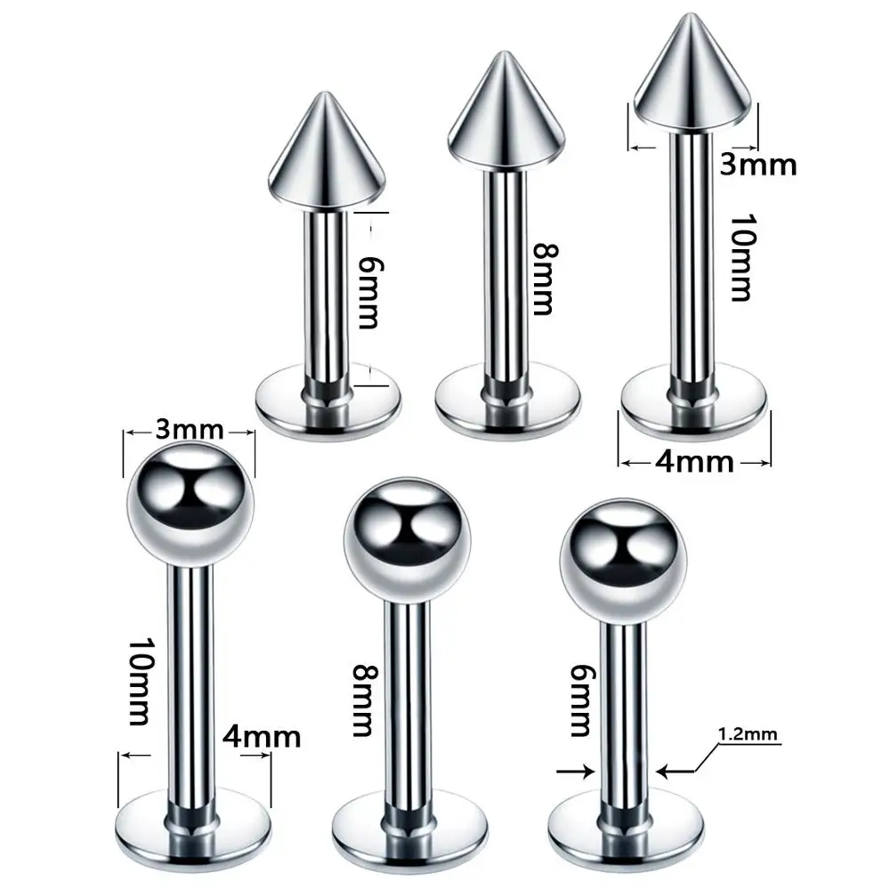 Surgical Steel Body Piercing Jewelry 40PCS Lot Bulk Nose Ring Tongue Bar Lot Eyebrow Labret Piercing Set Horseshoe Ring Pack piercing jewelry body piercing jewelry body jewelry