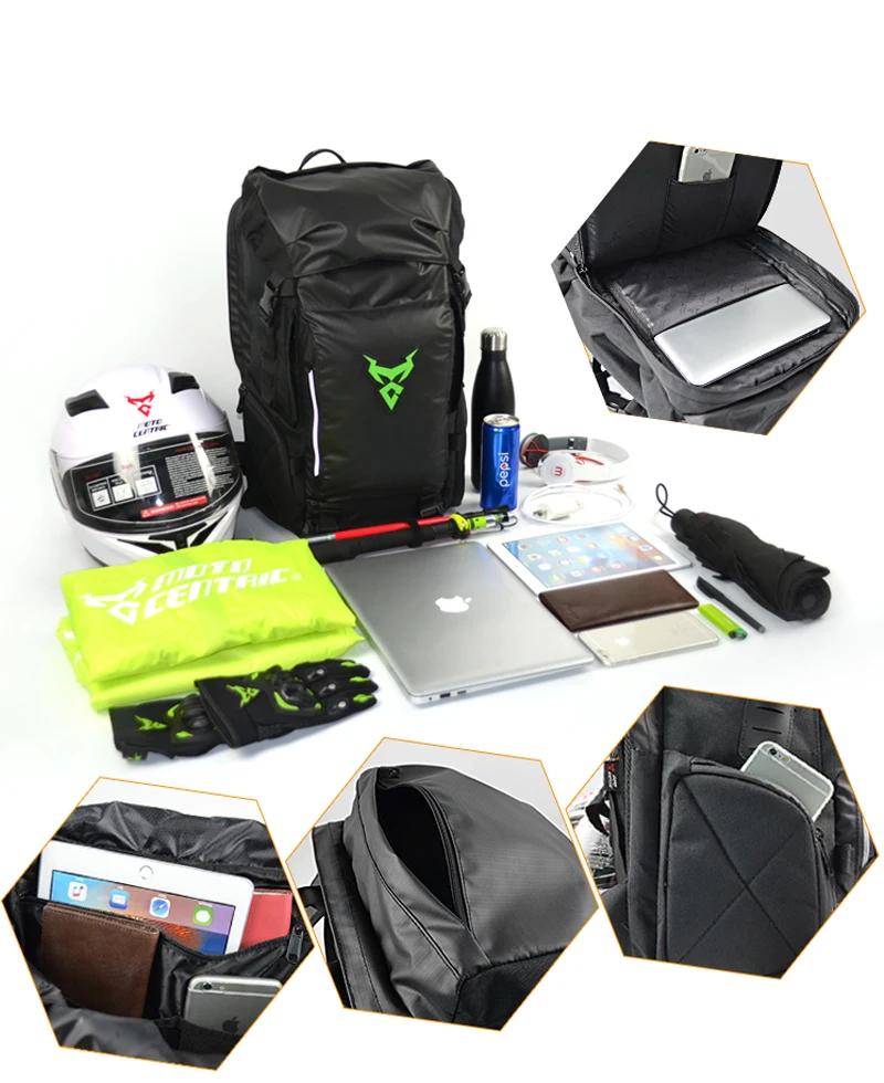 2020 Multifunction Motorcycle Backpack Motorcycle Tail Bag Motocross Helmet Bag Back Seat Bag Moto Luggage Waterproof (2)