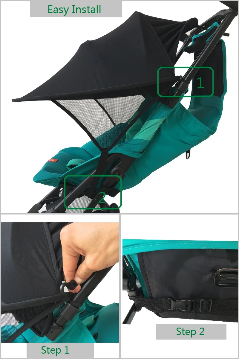 Tailor-made Baby Stroller Accessories Sun Shade Sun Visor Canopy Cover UV Resistant Hat for GB POCKIT+ QBIT+ POCKIT Stroller used baby strollers near me