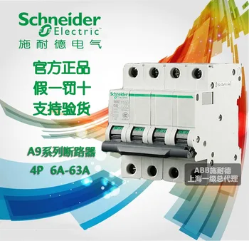 

Schneider miniature circuit breaker IC65 series 4 p C10A A9F18410