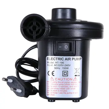 

220V EU Plug For Home Use Inflatable Pump Electric Air Mattress Camping Pump Air Compressor Portable Inflator Air Pump